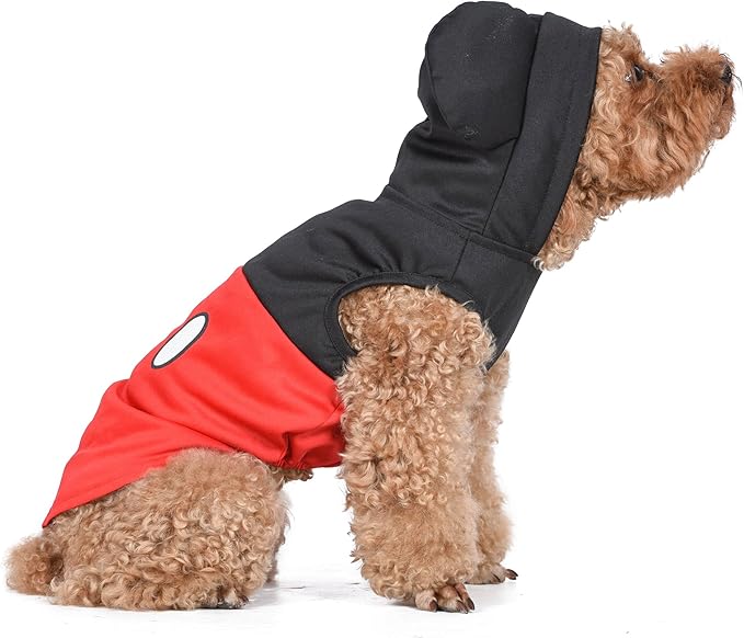 Disney for Pets Mickey Mouse Halloween Costume for Dogs - Officially Licensed Halloween Costumes for Dogs, Size Small