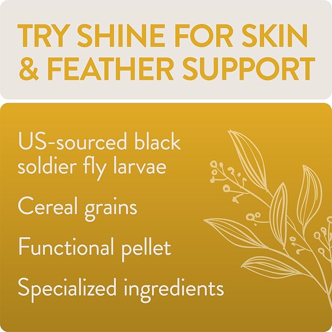 FLOCKLEADER Shine, Functional Poultry Treats for Skin and Feather Support, 3.5 lb