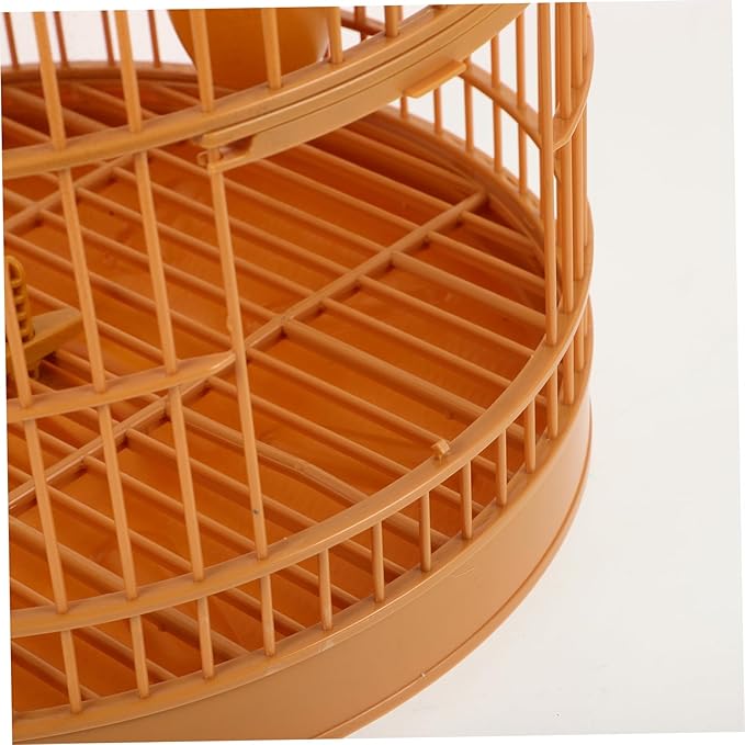 Mikikit Hanging Bird Cage Lightweight Birdcage for Versatile Use for Hamsters Parrots and Other Birds Decorative and Practical