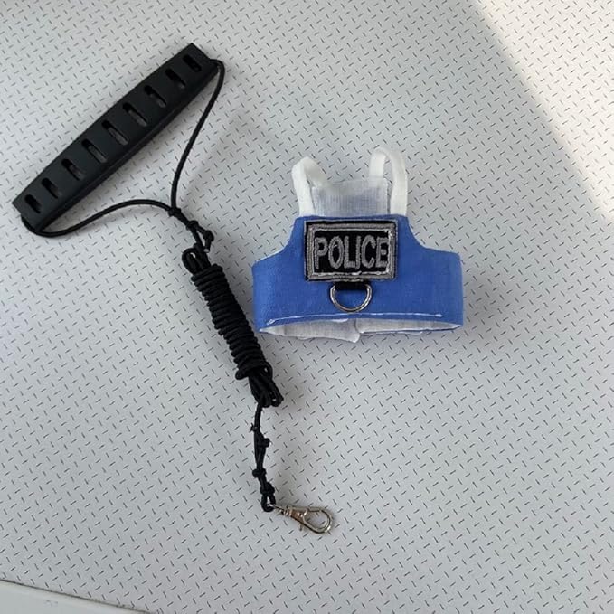 Bird Flight Harness Vest, Parrot Flight Suit with Leash, Bird Flying Clothes with Rope and Handle for Outdoor Activities (Without Leash,Cockatiel) (Without, 3XL)