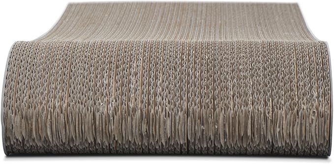 PetFusion Cat Scratching FLIP PAD - 2 Designs in one. [Superior Cardboard & Construction, Significantly outlasts Cheaper alternatives]