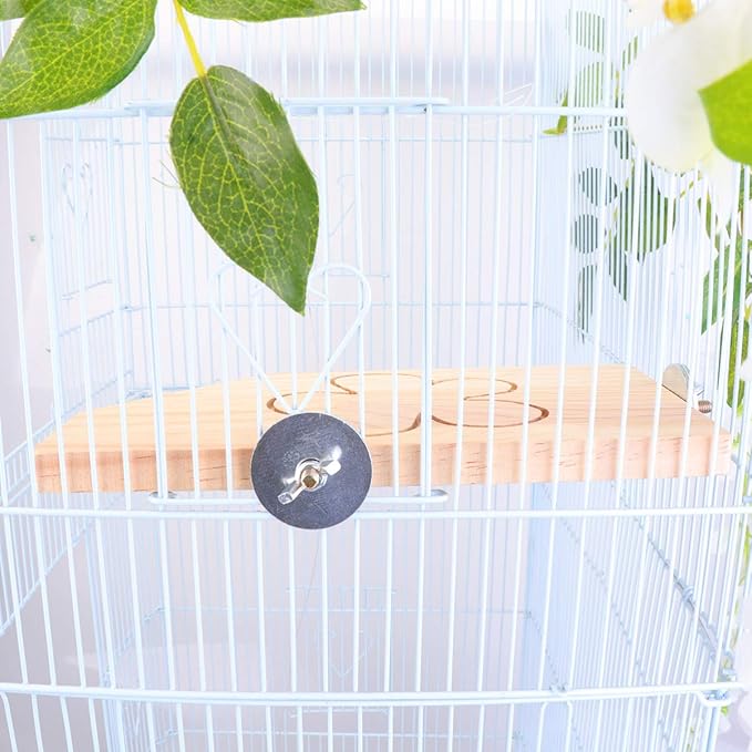 balacoo Parrot and Hamster Wooden Pet Platform Small Animal Play Area for Cage Decoration for Gerbils Mice Rats and Birds Fun and Relaxing Space for Your Beloved Pets