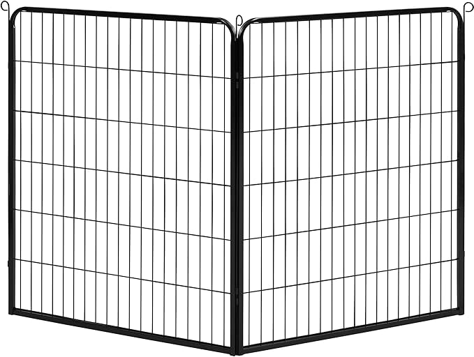 Topeakmart Dog Playpen Outdoor Puppy Exercise Pen Indoor Portable Pet Fence for Yard/RV Camping, 40 Inch 2 Panels