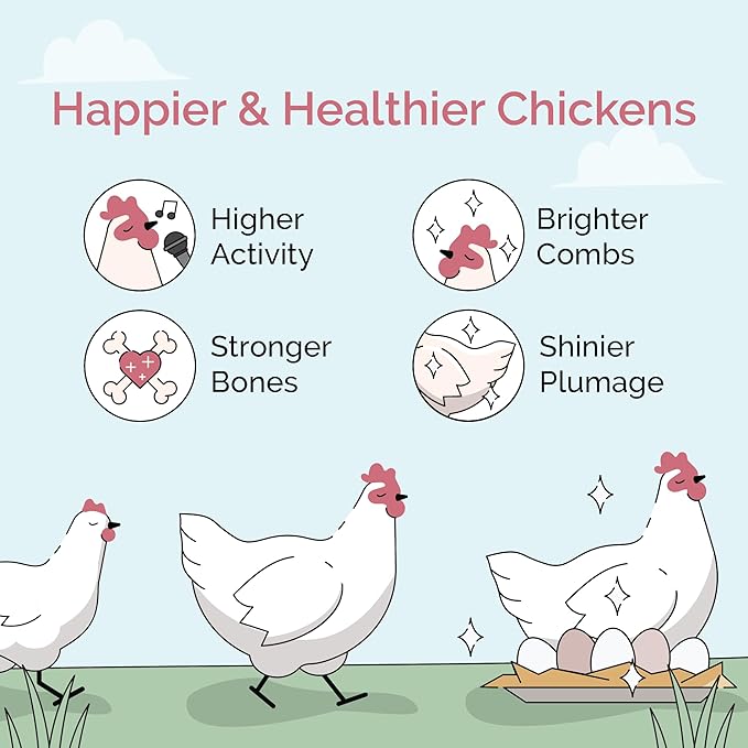 Mile Four Organic Chicken Feed (23 lbs) Grower Whole Grain, Non-GMO, USA Grown, 18% Protein, Corn-Free, Soy-Free, Non-Medicated Feed for Chickens