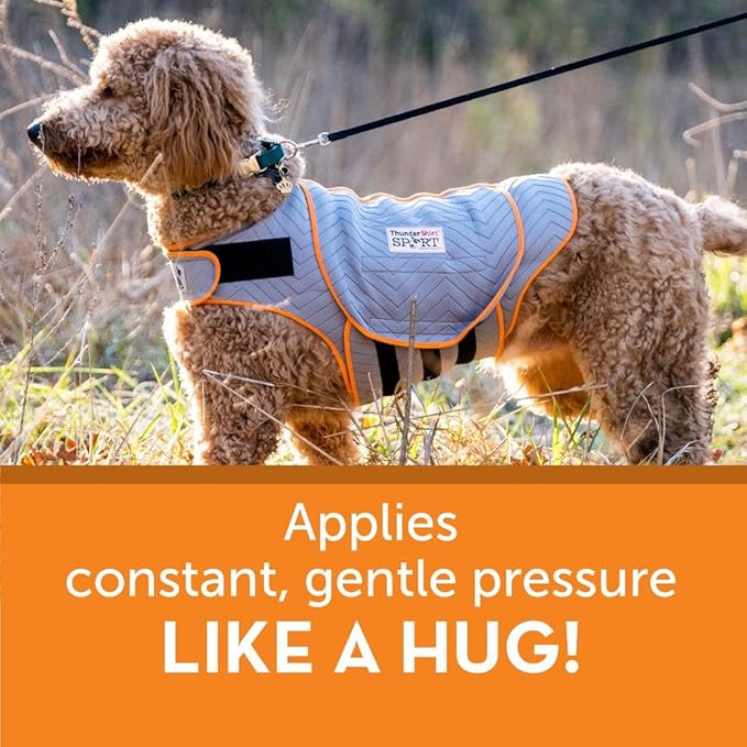 ThunderShirt for Dogs, XX Large, Platinum Sport - Dog Anxiety Relief Calming Vest