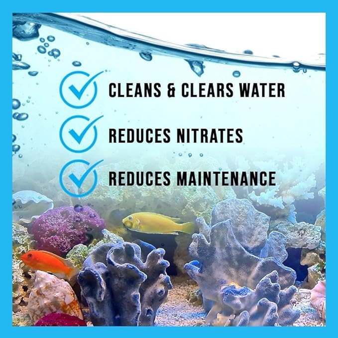 MICROBE-LIFT Special Blend Aquarium Water Care Treatment, Cleaner & Clarifier for Fresh and Saltwater Fish Tanks, Reduces Maintenance & Helps with Aquarium Algae Control and Odor, 16 Ounces (SBH16)