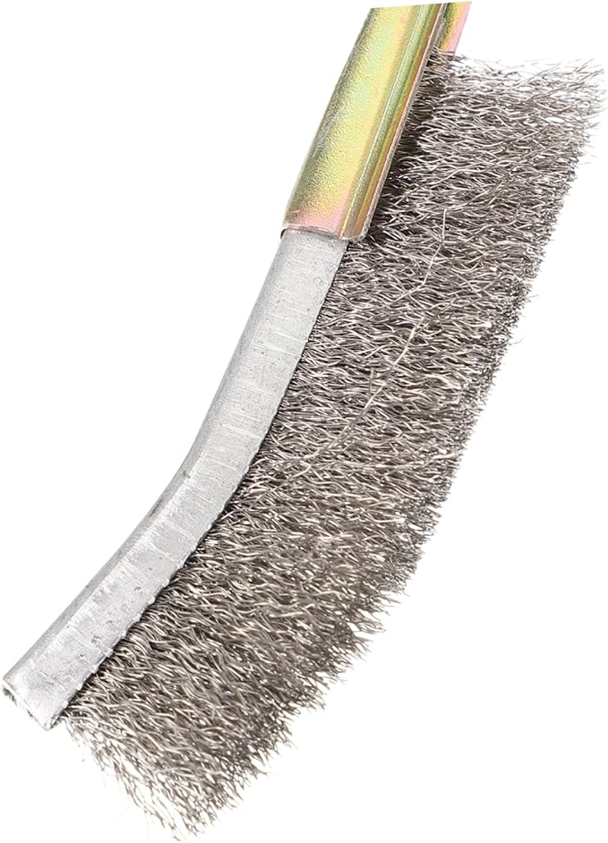 VANZACK 4pcs Bird Cage Cleaning Brush Extra Long Handle Durable Wire Brushes for Easy Cleaning of Parrot Cages and Bird Accessories Convenient and Sturdy Tools for Owners