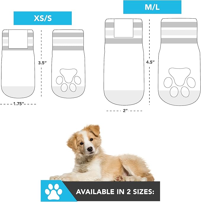 NFL Seattle Seahawks Anti Slip Dog Socks with Elastic Ribbed Top, Size Medium/Large. Indoor/Outdoor Socks, Best Dog Paw Protector, 2 Pairs, Cool Puppy Supplies with NFL Logo of Seahawks Football Team