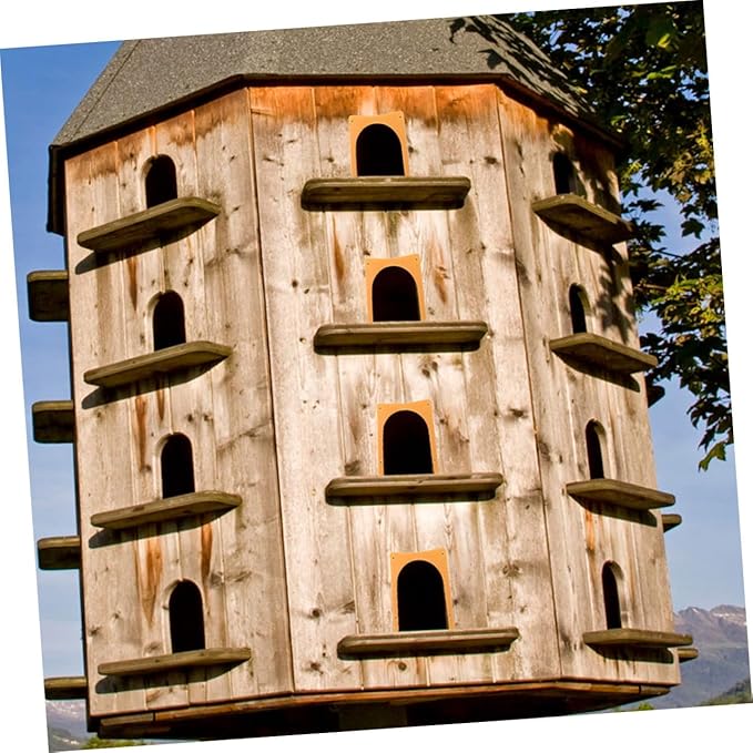 Toyvian 8pcs European Style Pigeon Door Rounded Corner Bird Cage Entrance Easy Installation Pigeon Access Elegant Design for Comfortable Living