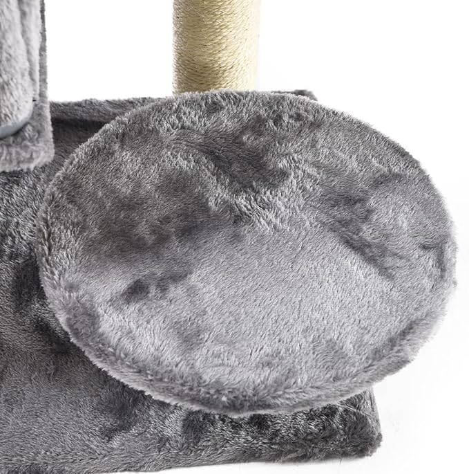 Max & Marlow 3-in-1 Cat Tree Condo Up to 50" | Transforming Cat Activity Tree & Condo | 3 Different Ways to Set Up, Gray,4070201