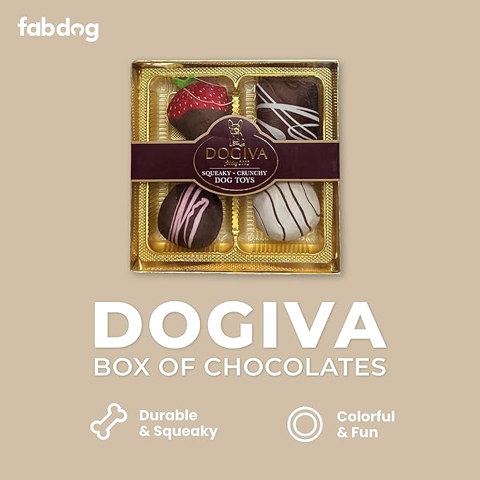 fabdog Dogiva Chocolates Dog Toy
