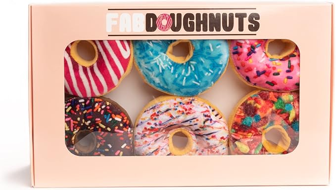 fabdog Box of Doughnut Toys