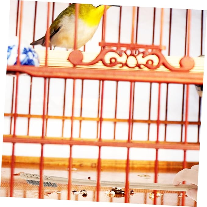 YARNOW 2Pcs Bird Cage Cleaning Tool Set Long Handle Brush Shovel for Parrot Care Reusable Easy to Clean for Maintaining Tidy Habitat