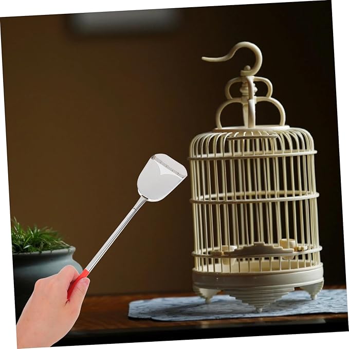2pcs Bird Cage Cleaner Brush Set Droppings Shovel Durable Pet Bird Supplies for Easy Cleaning of Small Animal Cages Reliable Tools for Healthy Environment
