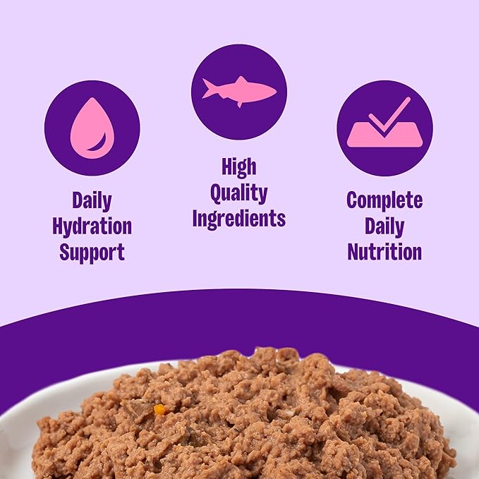 Wellness Complete Health Pate Kitten Canned Wet Cat Food, Natural, Protein Rich, Grain Free, Whitefish and Tuna Entrée Recipe, 3 oz, Pack of 24 Cans