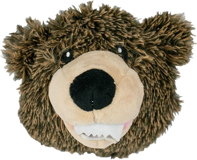Tall Tails 2-in-1 Fetch Ball Dog Toy, Grizzly