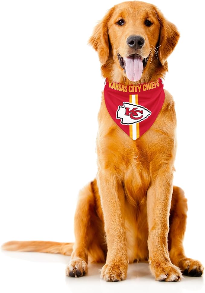 Littlearth NFL Reversible Pet Bandana - Officially Licensed Teams, Sizes XS to XL