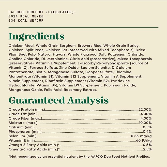 Nutro Max Mini Chunk Dry Dog Food, Adult Dog Food Dry Recipe with Farm-Raised Chicken, 25 lb. Bag