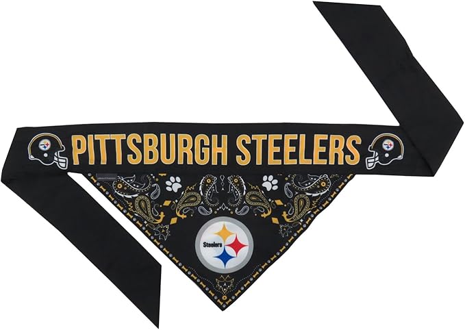 Littlearth NFL Reversible Pet Bandana - Officially Licensed Teams, Sizes XS to XL