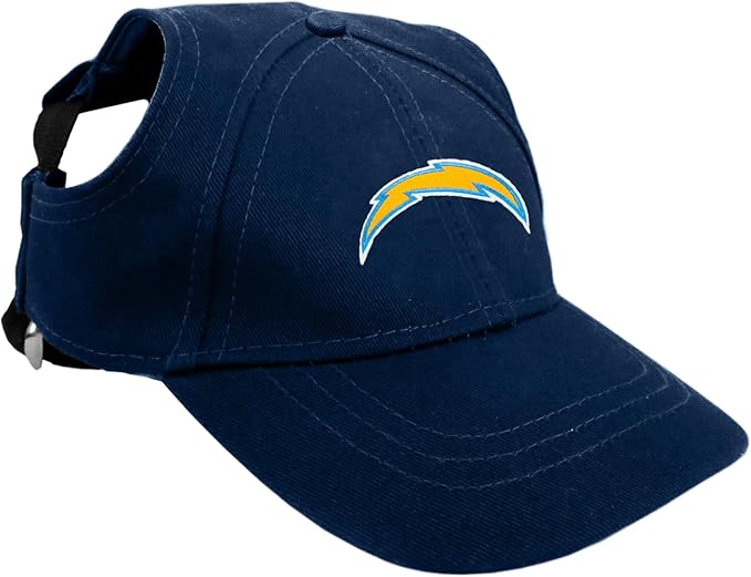 Littlearth NFL Los Angeles Chargers Pet Baseball Hat, Team Color, X-Small