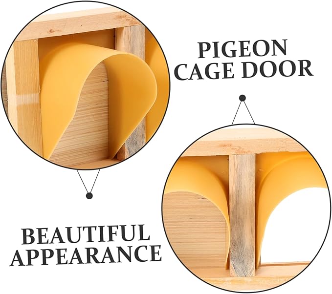 Pigeon Racing Door Supplies Stylish European Wooden Bird Cage Entrance Doors for Efficient Pigeon Access and Design for Racing Enthusiasts