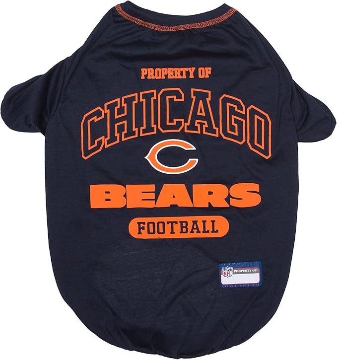 NFL Chicago Cubs Dog T-Shirt for Pets, Size X-Large. Officially Licensed Pet Shirt with Team Logo, Soft Stretchable Comfort Fit Apparel for Dogs & Cats
