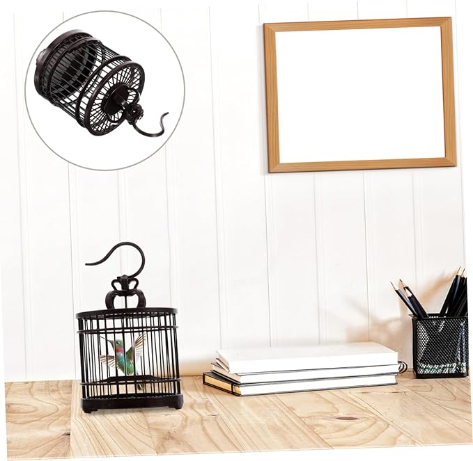 Portable Decorative Cage for Small Pets Vintage Style Habitat Box for Birds and Small Animals Design Lightweight Transport Carrier for Pets for Home Decor
