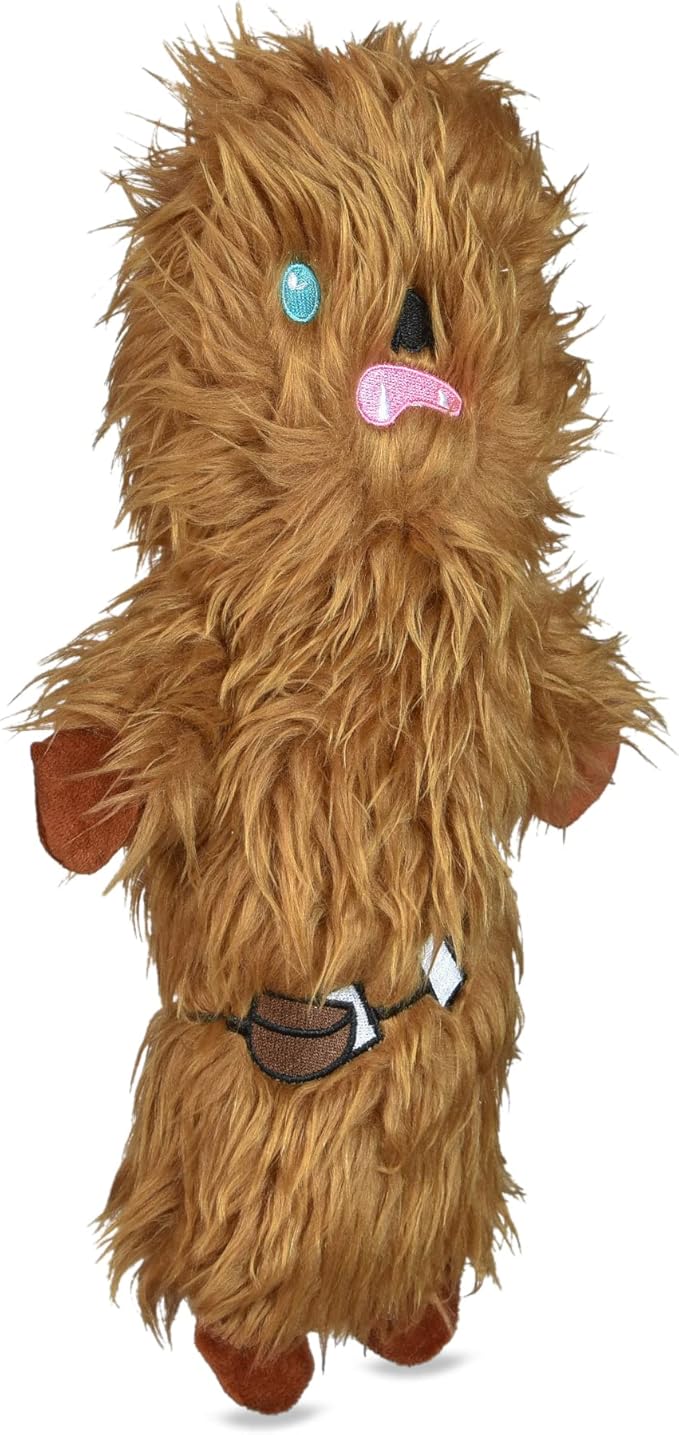 STAR WARS for Pets Chewbacca Plush Bobo Dog Toy with Squeaker | Chewbacca Toy for Dogs Dog Toys, Squeaky Dog Toys, Bobo Style Dog Toys, Dog Chew Toys, 12 Inch (FF19187)