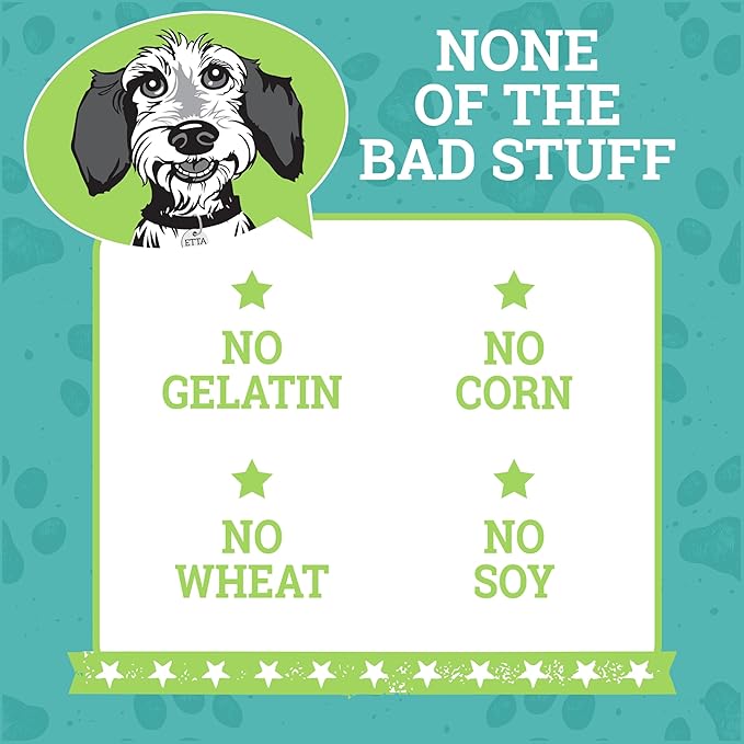 etta says! Sit Training Treats - All Natural Cheese Soft Treats for Dogs - Made in The USA - 2 Pack