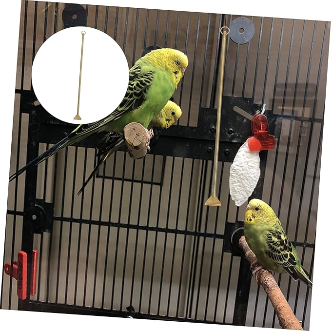 Abaodam Bird Cage Cleaner Tool Long Handle Guano Cleaning Tool for Easy Bird Poop Removal Material for Bird Cage Maintenance