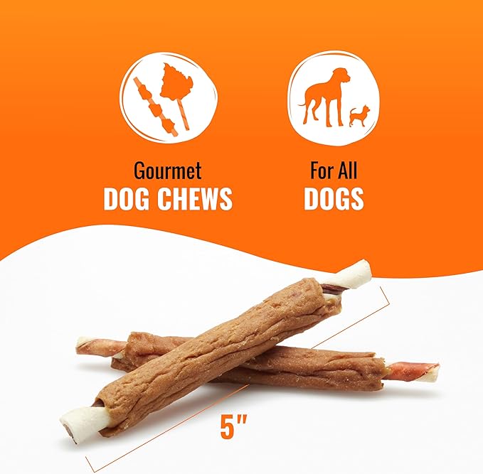 Good 'n' Fun Triple Flavor Ribs Chews for All Dogs, Treat Your Dog to Long-Lasting Chews Made with Beef Hide, Chicken and Pork Hide, 12 Ounces
