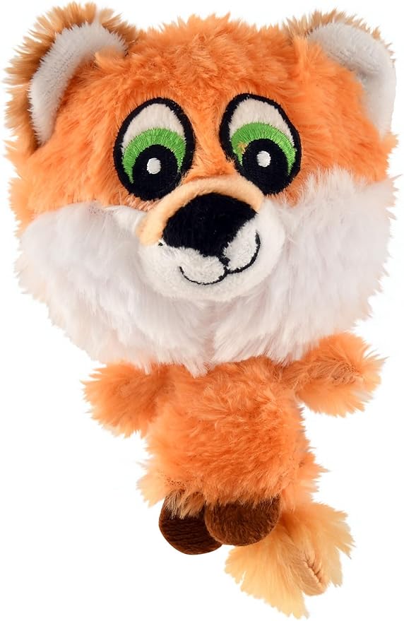 MultiPet International 43225 4" Knobby Noggins Plush Dog Toy Assorted Styles