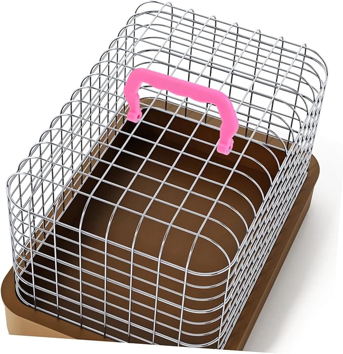 20pcs Portable Pet Cage Handle Set Thickened Plastic Bird Cage Lifting Handle for Hamsters Rabbits Birds Lightweight Comfortable Grip for Outdoor Use