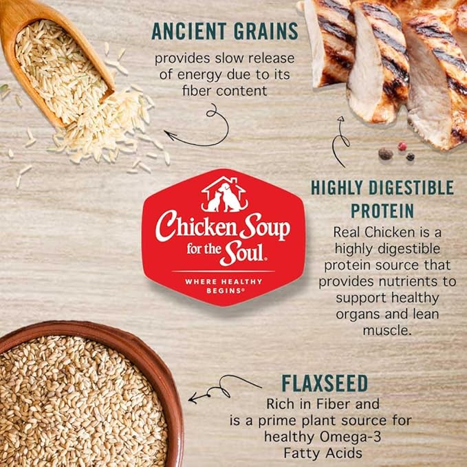 Chicken Soup for The Soul Pet Food - Classic Wet Dog FoodSoy Free, Corn Free, Wheat Free | Dry Dog Food Made with Real Ingredients No Artificial Flavors or Preservatives