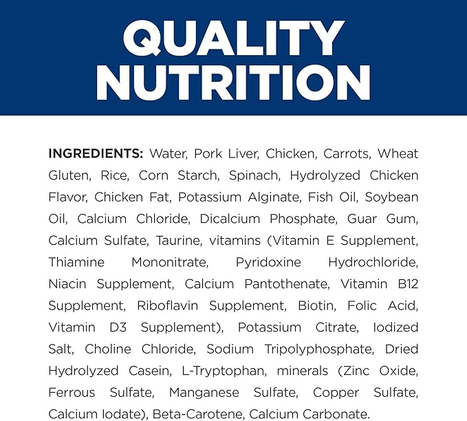 Hill's Prescription Diet c/d Multicare Stress Urinary Care Wet Cat Food, Chicken & Vegetable Stew, 2.9 oz. Cans, 24-Pack