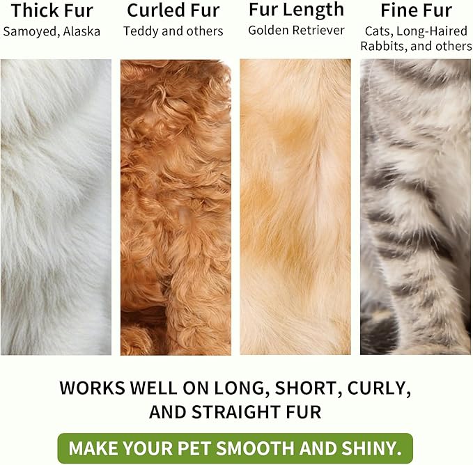 Pet Fur Care Oil – Fragrance-Free Leave-in Conditioner with Coconut & Jojoba Oils, Detangles & Reduces Shedding, Adds Shine & Softness for Dogs & Cats, 1.7 fl oz