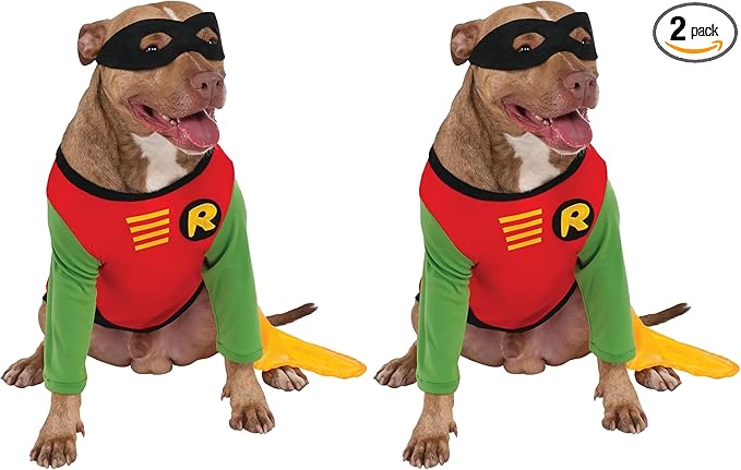 Rubie's Costume - Costume, Multicolor, S Neck 12 Girth 17 Back 11 US (Pack of 2)