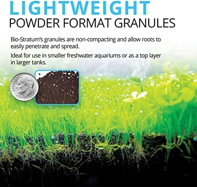 Fluval 12698 Natural Mineral-Rich Volcanic Soil Bio Stratum for Planted Tanks, 17.6 lbs. - Aquarium Substrate for Healthy Plant Development, Growth, and Color