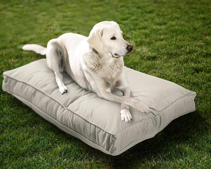 Austin Horn Classics Sunbrella Indoor/Outdoor Double-Sided Dog Bed, Easy to Clean & Machine Washable