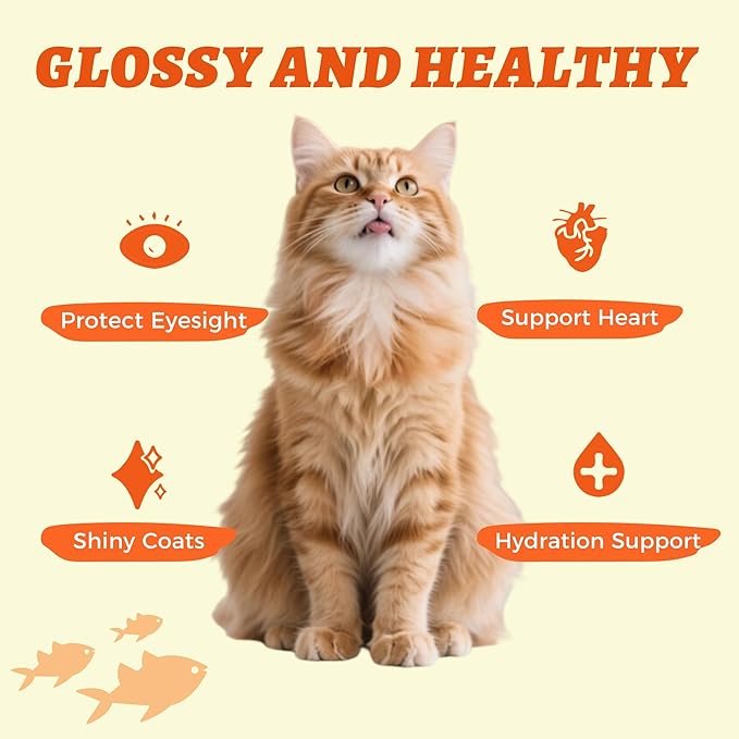 Wellix Lickable Cat Treat for Indoor Cats - Salmon Oil & Chicken Flavor Kitten Snacks for Training - Squeezable Cat Treats for Healthy Skin & Coat - 24 Tube Treats for Cats