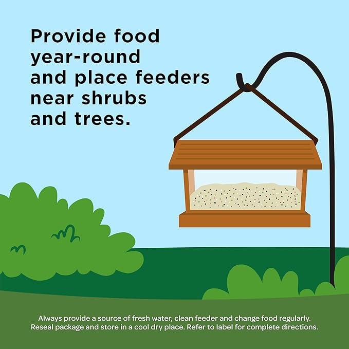 Kaytee Wild Bird Ultimate No Mess Wild Bird Food Seed For Cardinals, Finches, Chickadees, Nuthatches, Woodpeckers, Grosbeaks, Juncos and Other Colorful Songbirds, 9.75 Pound