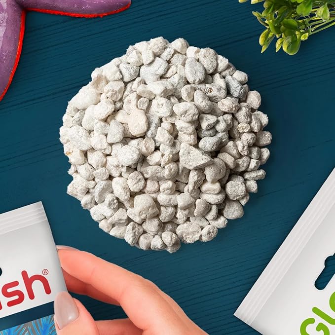 GloFish Aquarium Gravel 5 Pounds, White, Complements GloFish Tanks (29022) (Pack of 2)