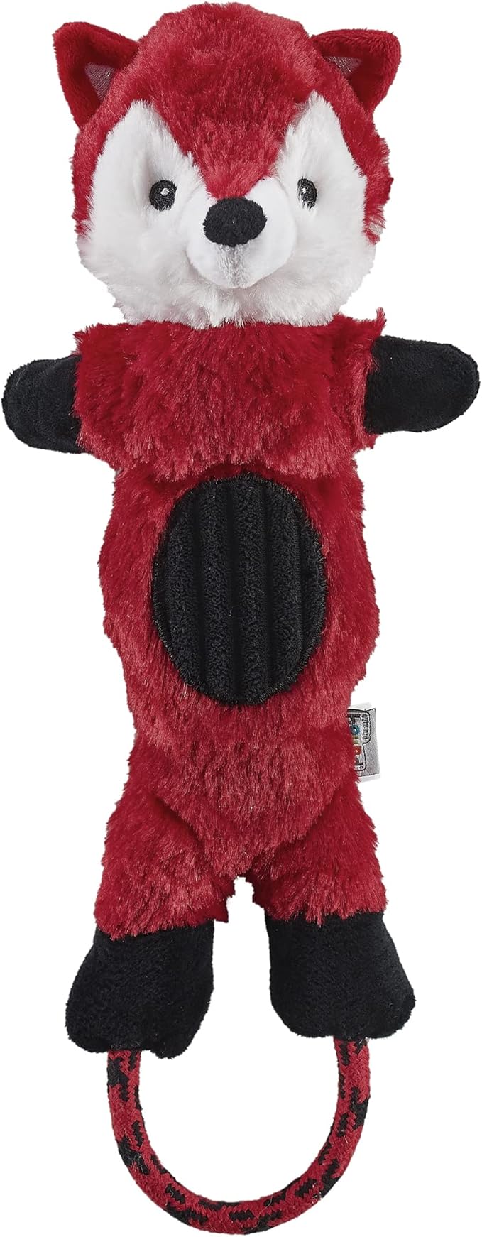 Charming Pet Lil Roperz Fox Durable Plush and Rope Tug Dog Toy