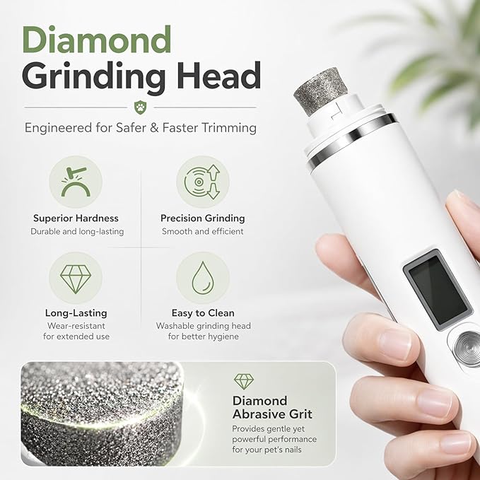 Dog Nail Grinder - Regular - Replacement Head, and Most Brands' Cat/Pet/Dog Nail Grinders, Highly Efficient, Safe and Reliable（2pcs）