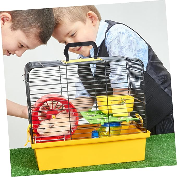 Levemolo 20pcs Portable Birdcage Handles Plastic Handles for Pet Cage Safe and Easy to Carry Suitable for Guinea Pigs Birds Hamsters
