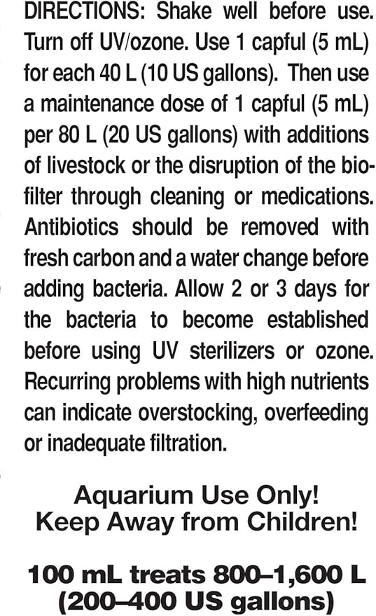 Seachem Pristine Natural Waste Management - Organic Sludge and Detritus Eliminator 100ml/3.4oz