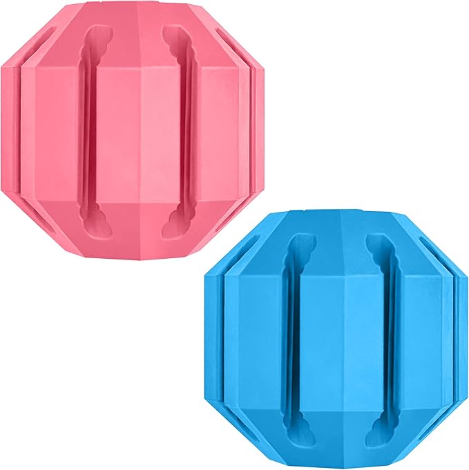 KONG Puppy Activity Ball - Soft & Durable Natural Puppy Rubber Dog Toy - Chew Toy for Teething Puppies - Eases Aching Teeth & Gums - for Small Puppies - Randomly Provided Color