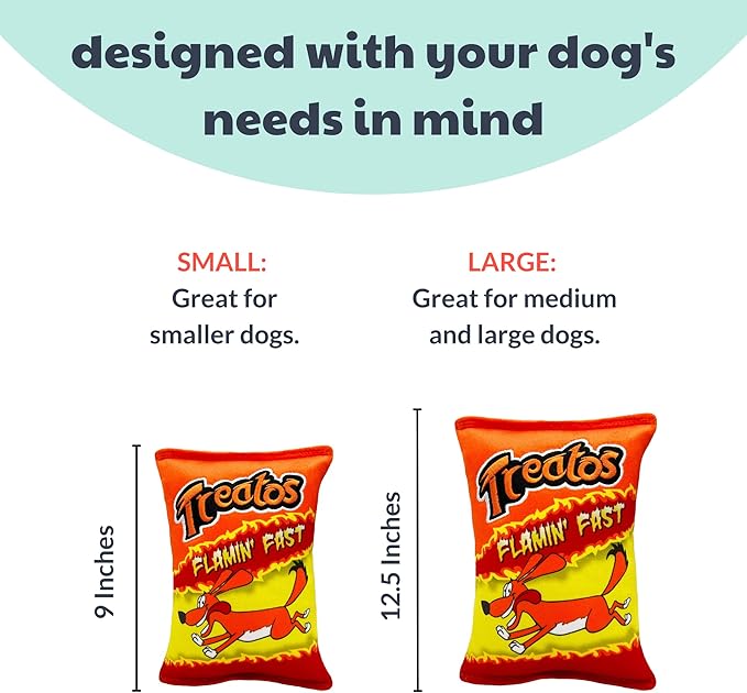 Huxley & Kent for Dogs | Treatos (Small) | Fun, Durable, and Safe Dog Toy with Squeaker