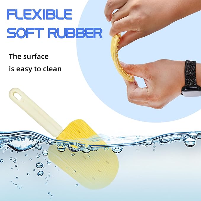 Pet Ice Cream Massage Comb, Cat Double-Sided Grooming Brush, Cat Tongue Brush for Cats Grooming Easily Removes Fur Reducing Hairballs (Blue)