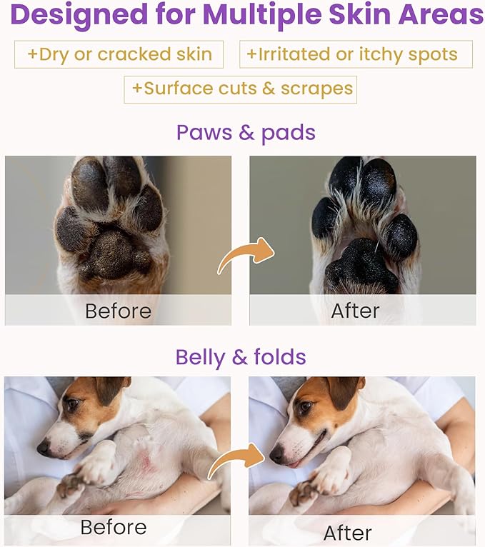 Dog Wound Care Ointment - 3 In 1 Fast Healing Pet skin Gel For Cuts, Itch, Hot Spots & Scrapes- Healing,Soothing,Repair, Infection cream for Dog,Cat & Small animal - with Centella Asiatica & Aloe